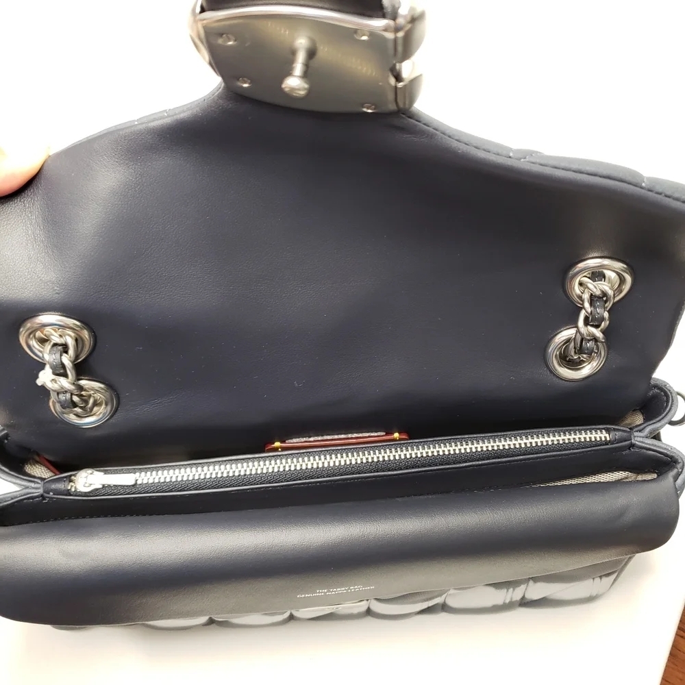 Coach Tabby 26 Tie Dye Metallic Gray Quilted Shoulder Bag - Picture 12 of 15